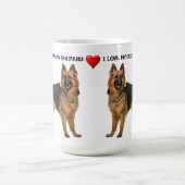 僕はドイツ人の帽子が好きだ コーヒーマグカップ (中央)