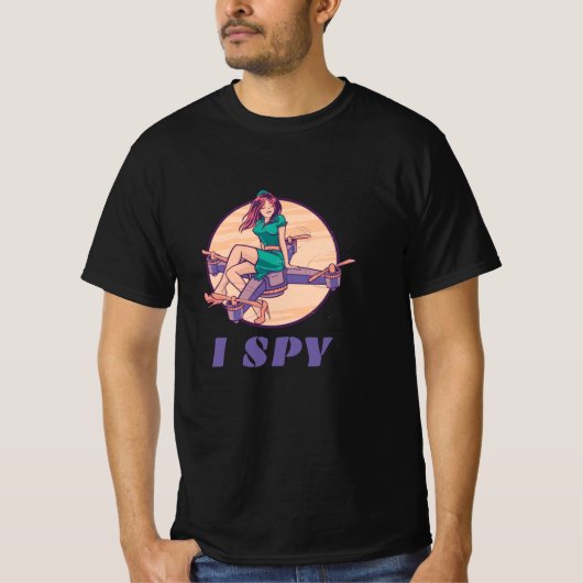 僕はドローンを女の子の間探す Tシャツ (正面)