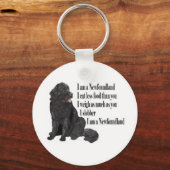 僕はニューファンドランドだ キーホルダー (正面)