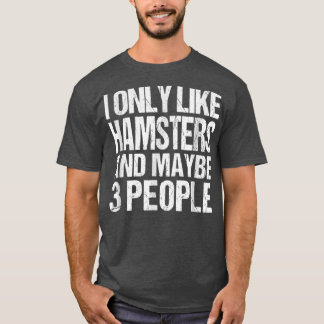 僕はハムスター好きおもしろいだ Tシャツ