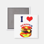 僕はハンバーガーが大好き マグネット (正面/裏面)