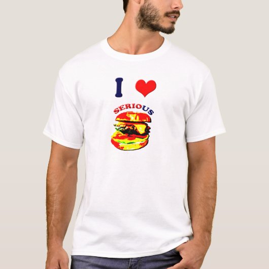 僕はハンバーガーが大好き Tシャツ (正面)