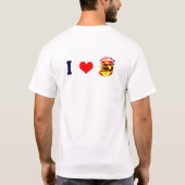僕はハンバーガーが大好き Tシャツ (裏面)