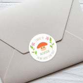 僕はハートに茸を出して冗談を言う ラウンドシール