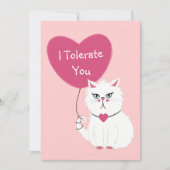 僕はバレンタインデーの嫌みを我慢する シーズンカード (正面)