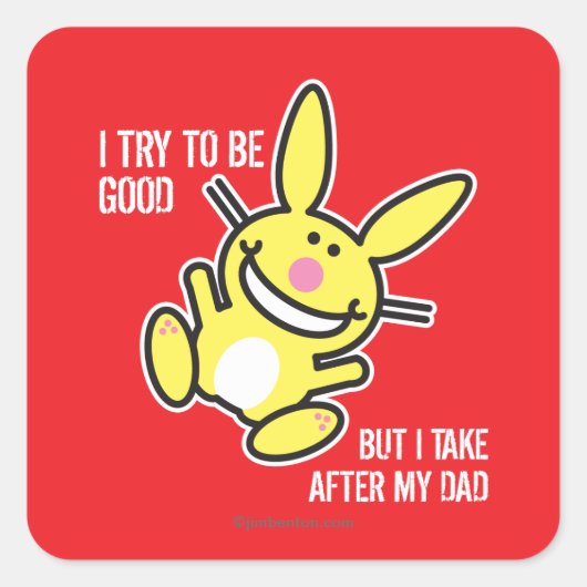 僕はパパを取る スクエアシール (正面)