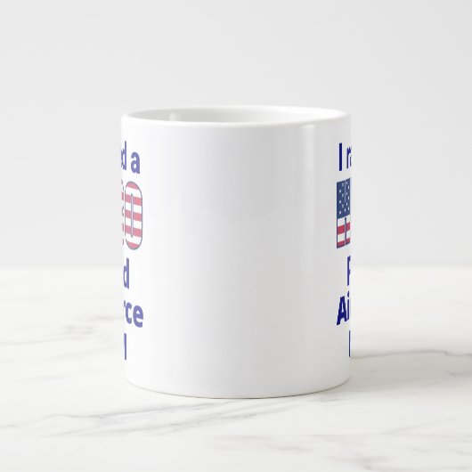 「僕はヒーローを育てた、エア誇りを持った・フォース・ママ! 20オズ ジャンボコーヒーマグカップ (正面)