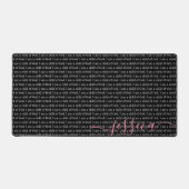 僕はブラック神の子パーソナライズされただ デスクマット (正面)