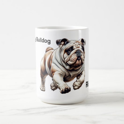 僕はブルドッグの名が好きだ コーヒーマグカップ (中央)