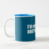 僕はブレットン・ウッズに行きたい ツートーンマグカップ (左)