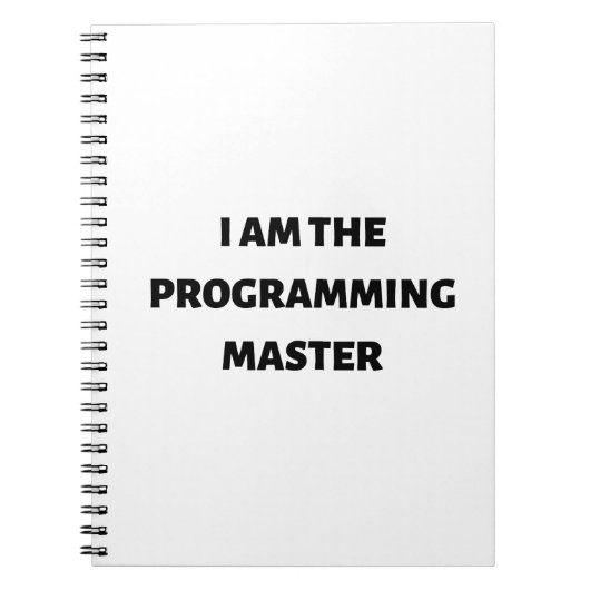 僕はプログラミングの達人だ ノートブック (正面)