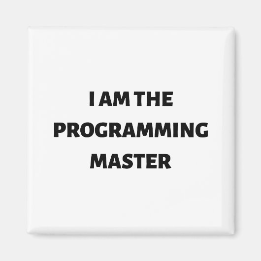 僕はプログラミングの達人だ マグネット (正面)