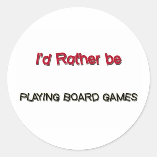 僕はボードゲーム遊をやりたい ラウンドシール (正面)