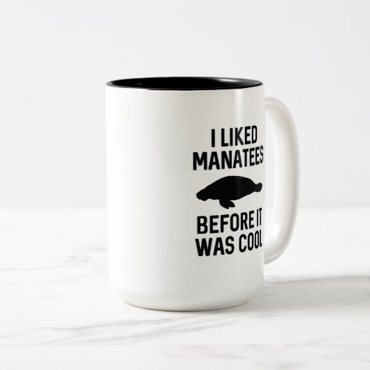 僕はマナテースが好きだった ツートーンマグカップ (正面右)