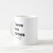 僕はママという名前が二つある コーヒーマグカップ (正面左)