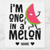 僕はメロンの一員だ ワインラベル (シングルラベル)