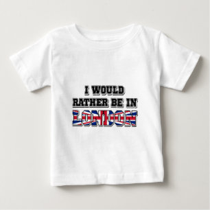 僕はロンドンに行きたい ベビーTシャツ