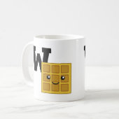 僕はワッフルだ コーヒーマグカップ (正面左)