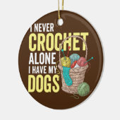 僕は一丁で編み針を打たぬ セラミックオーナメント (左)