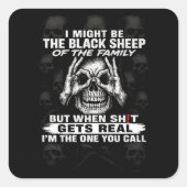 僕は一家の厄介者かもしれない スクエアシール (正面)