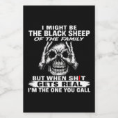 僕は一家の厄介者かもしれない ワインラベル (シングルラベル)