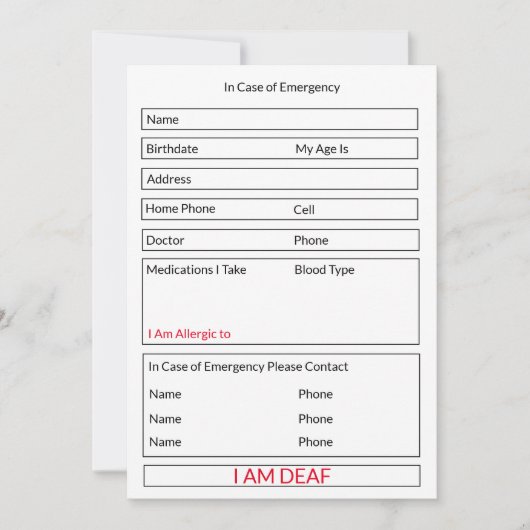 僕は万一の場合は耳が子供へ遠い シーズンカード (正面)