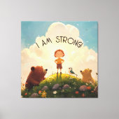 僕は丈夫な少年だ キャンバスプリント (正面)