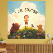 僕は丈夫な少年だ キャンバスプリント (インサイチュ (リビング))