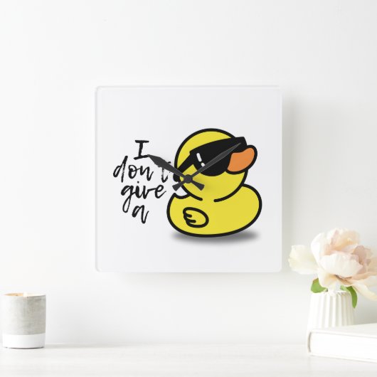 僕は与え非常 スクエア壁時計 (ホーム)