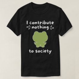 僕は世の中に貢献せぬおもしろい Tシャツ