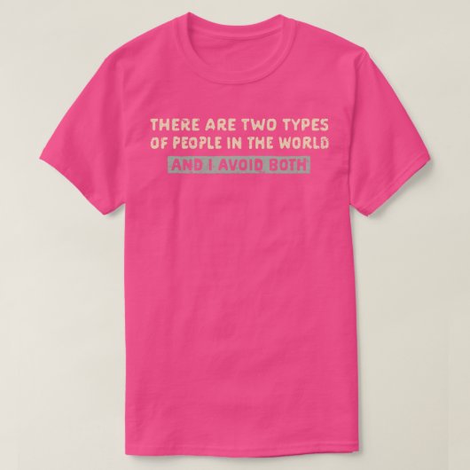 僕は両方避ける Tシャツ (デザイン正面)
