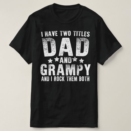 僕は二つのタイトルを持っているパパと文筆 Tシャツ (デザイン正面)