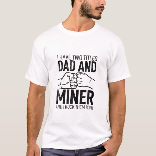 僕は二つの肩書パパ Tシャツ (正面)