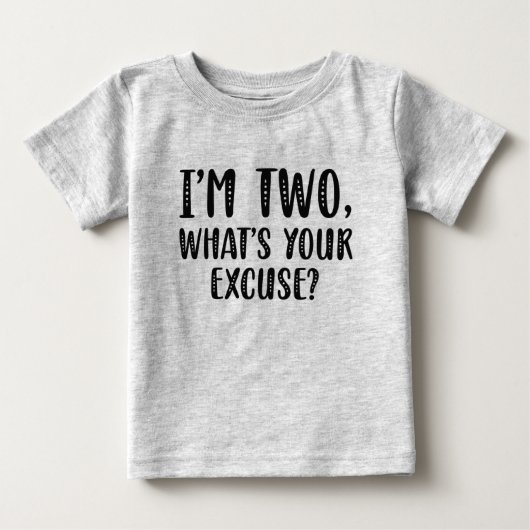 僕は二人だ君の言い訳は ベビーTシャツ (正面)