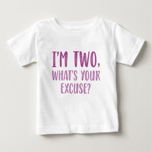 僕は二人だ君の言い訳は ベビーTシャツ (正面)