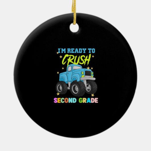 僕は二年生を潰す用意ができている セラミックオーナメント (裏面)