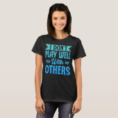 僕は人と遊は不似合いだ Tシャツ (正面フル)