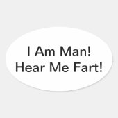 僕は人の言うことを聞く人だ 楕円形シール (正面)