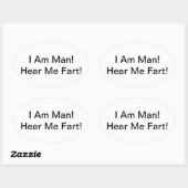 僕は人の言うことを聞く人だ 楕円形シール (シート)