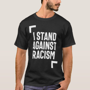 僕は人種差別に反対だ Tシャツ