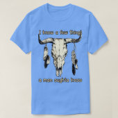 僕は人間がブルスカルを知っているいくつかの事を知っている Tシャツ (デザイン正面)