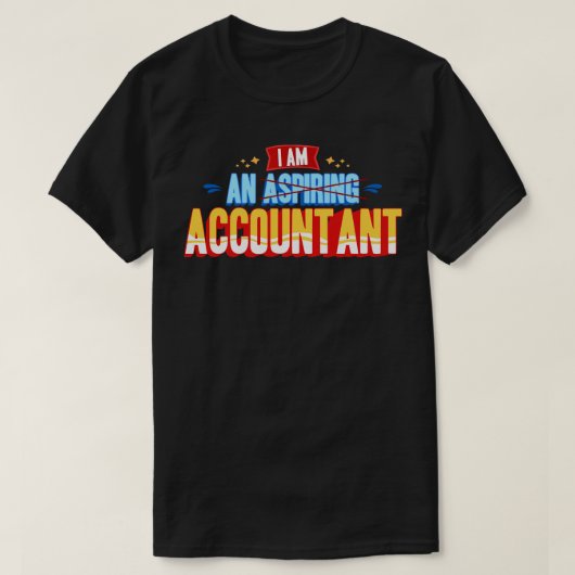 僕は会計士だ Tシャツ (デザイン正面)