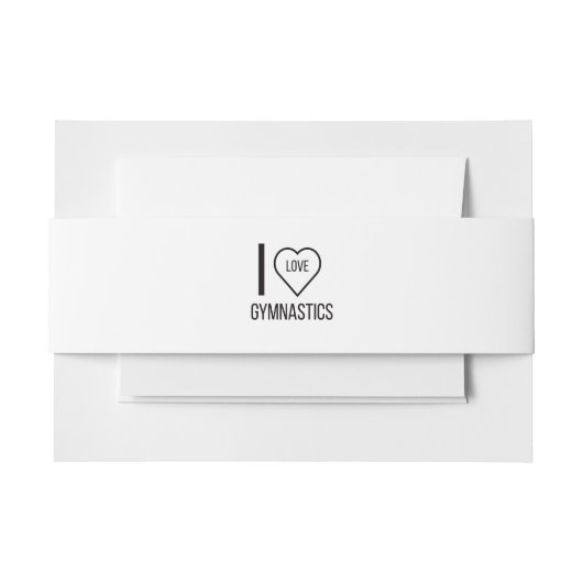 僕は体操が好きだ 招待状ベリーバンド (正面例)