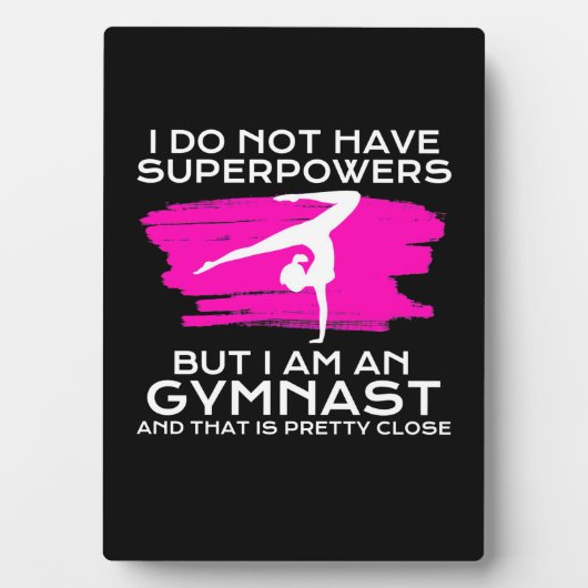 僕は体操選手で危ないかわいらし フォトプラーク (正面)