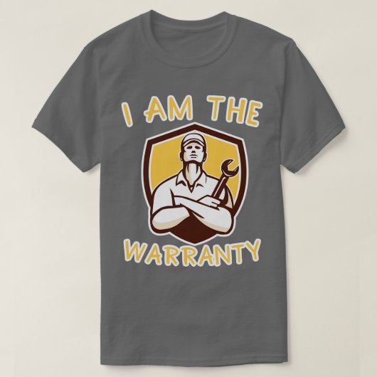 僕は保証だ Tシャツ (デザイン正面)