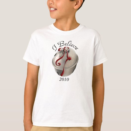 僕は信じトナカイの鈴のシャツ Tシャツ (正面)