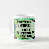 僕は働くふりをする コーヒーマグカップ (正面左)