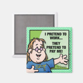 僕は働くふりをする マグネット (正面/裏面)