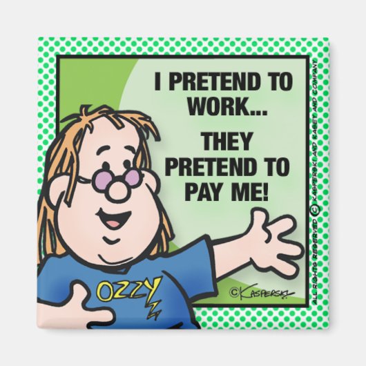 僕は働くふりをする マグネット (正面)