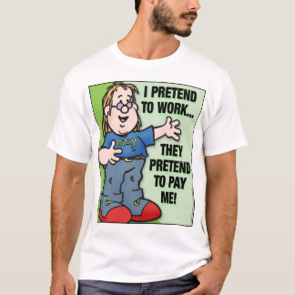 僕は働くふりをする Tシャツ